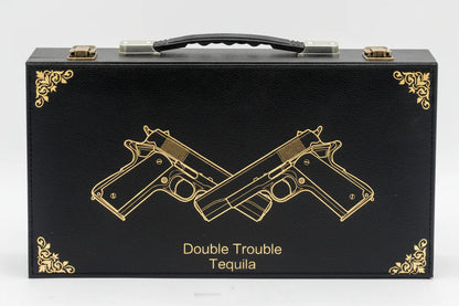 Oceano Azul - Double Trouble Pistol Tequila Anejo (Gold Hand Guns)