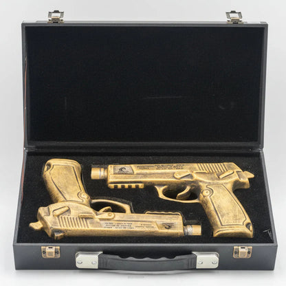 Oceano Azul - Double Trouble Pistol Tequila Anejo (Gold Hand Guns)