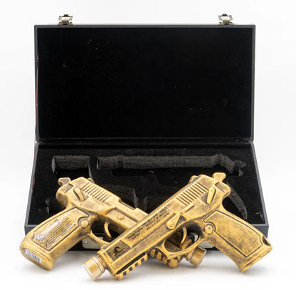 Oceano Azul - Double Trouble Pistol Tequila Anejo (Gold Hand Guns)