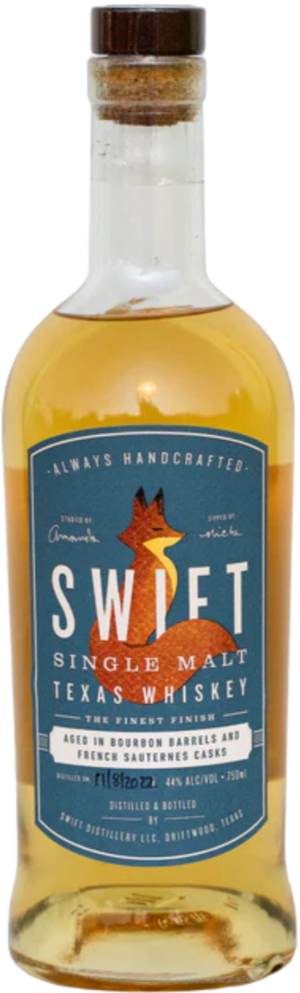 Swift Single Malt Texas Whiskey – Sauternes