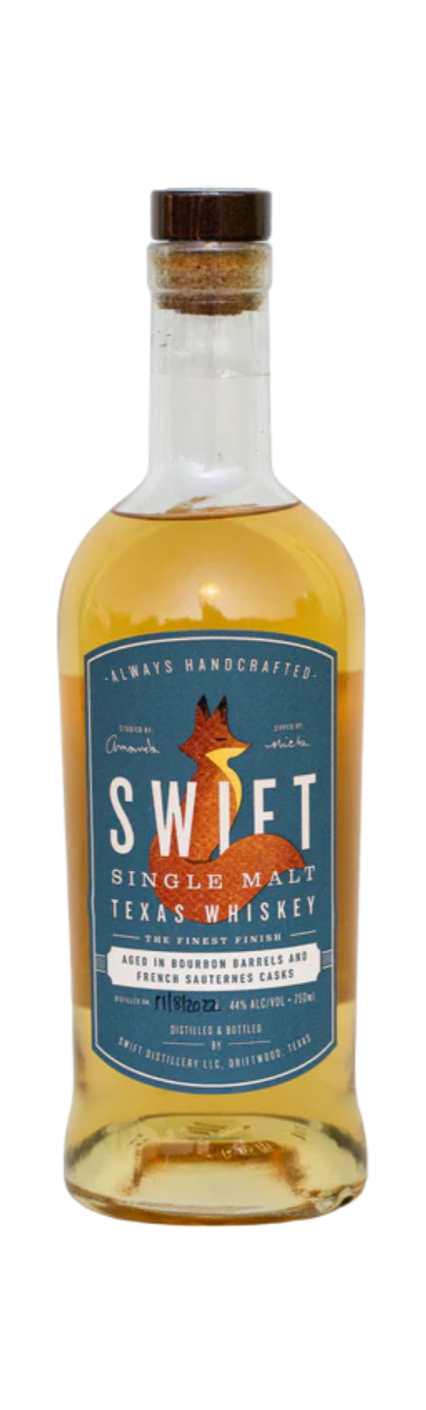 Swift Single Malt Texas Whiskey – Sauternes